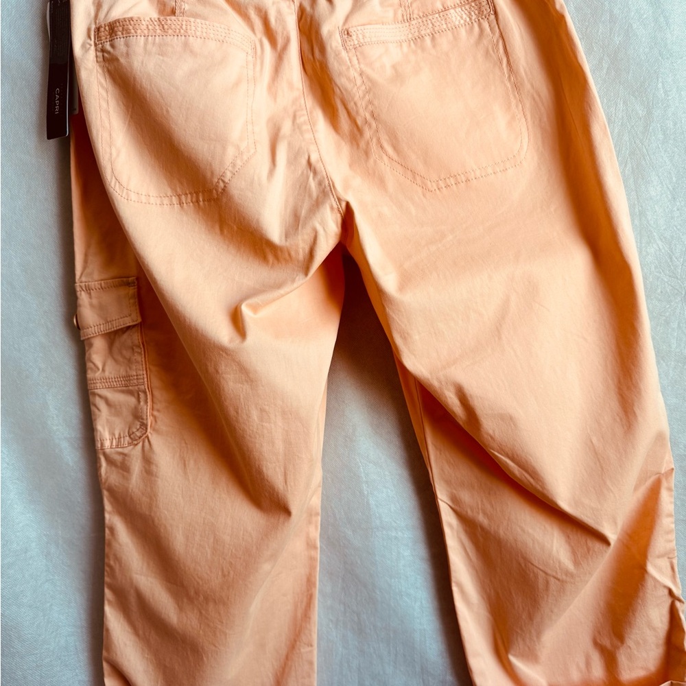 LEE Peach Nectar Cargo Capri Pants - Picture 5 of 11